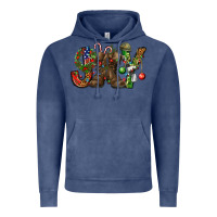 Vintage Denim Army Christmas Joy Vintage Hoodie - NancyCooperArtShop