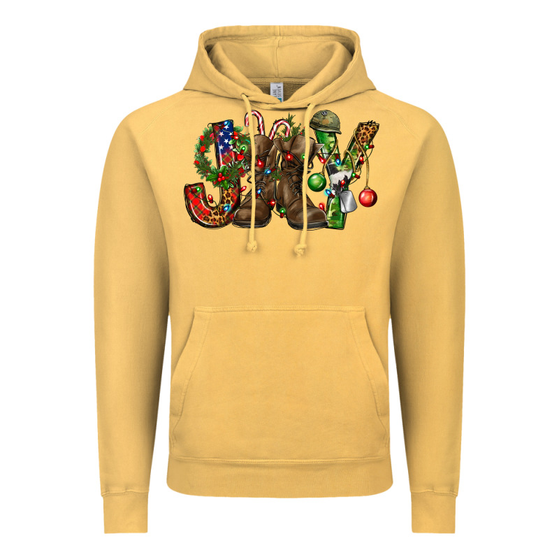 Army Christmas Joy Vintage Hoodie by NancyCooperArtShop | Teevron