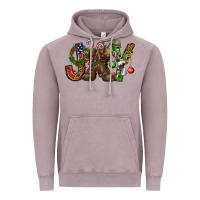 Vintage Zinc Army Christmas Joy Vintage Hoodie - NancyCooperArtShop