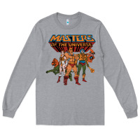 Heather Grey he man white color Long Sleeve Tee - tuanDangUi