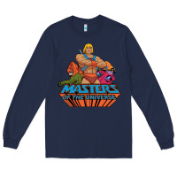 Navy he man white color 1 Long Sleeve Tee - tuanDangUi