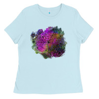 Baby Blue halloween spider web for patches Ladies Tee - BundleAndBundleShop