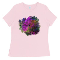 Bubblegum Pink halloween spider web for patches Ladies Tee - BundleAndBundleShop