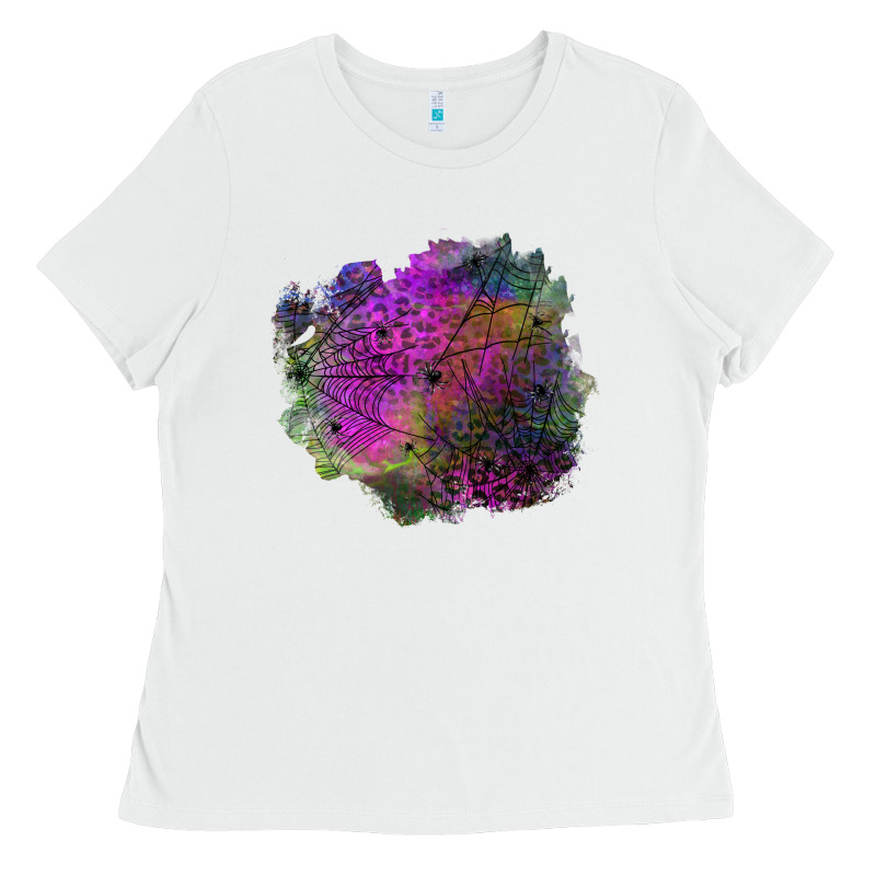 Halloween Spider Web For Patches Ladies Tee by BundleAndBundleShop | Teevron