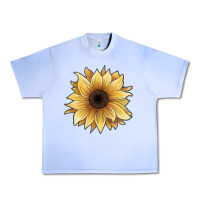 Grape Ice watercolor sunflower Urban Heavy Tee - JahusDesignShop