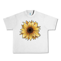 Lunar Rock watercolor sunflower Urban Heavy Tee - JahusDesignShop