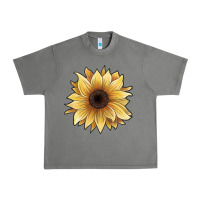 Tornado watercolor sunflower Urban Heavy Tee - JahusDesignShop