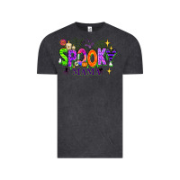 Vintage Black Halloween Spooky Mama Vintage Tee - texasbilliewilder