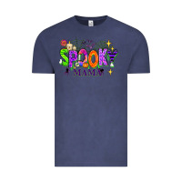 Vintage Denim Halloween Spooky Mama Vintage Tee - texasbilliewilder