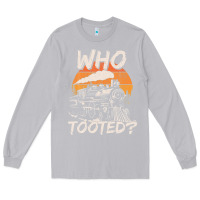 Moon Dust Who Tooted Funny Train Lovers And Railroad Retro Vintage Long Sleeve Tee - tuanDangUi