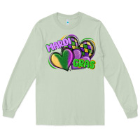 Matcha mardi gras heart Long Sleeve Tee - CowGirlArtShop