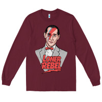 Burgundy loner rebel Long Sleeve Tee - tuanDangUi