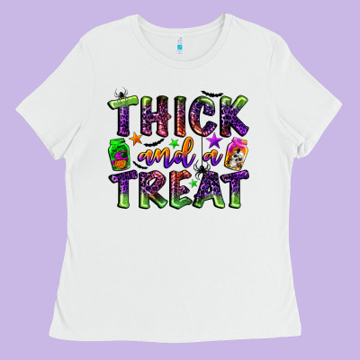 Thick And A Treat Ladies Tee Designed By Bundleandbundleshop