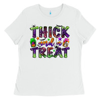White thick and a treat Ladies Tee - BundleAndBundleShop