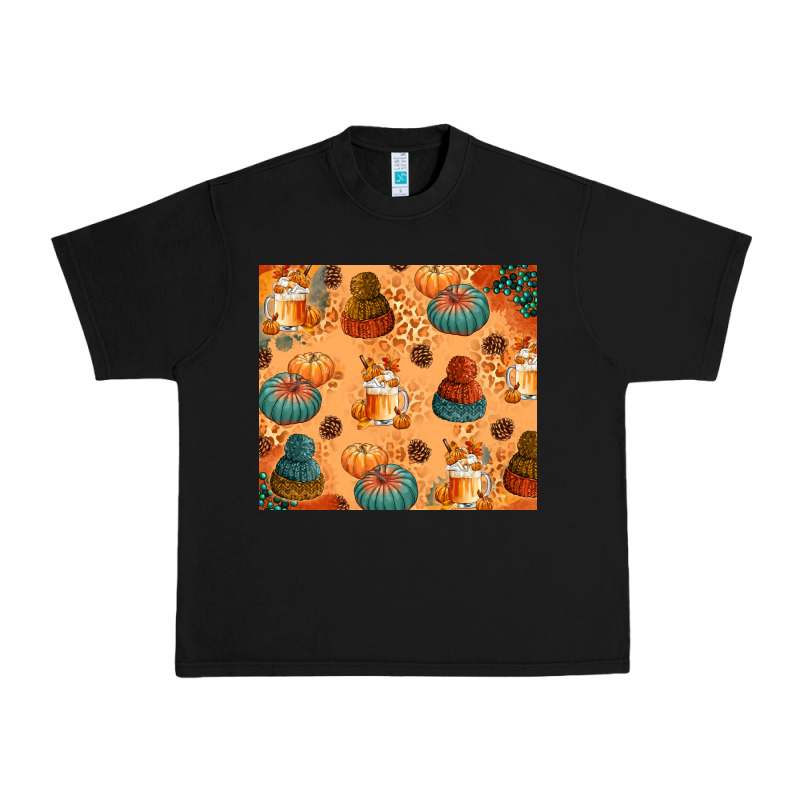 Fall Pumpkins Autumn Coffee Urban Heavy Tee by texasbilliewilder | Teevron