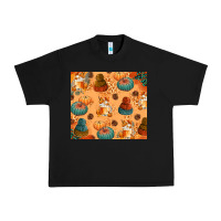Black Fall Pumpkins Autumn Coffee Urban Heavy Tee - texasbilliewilder
