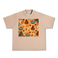 Burro Fall Pumpkins Autumn Coffee Urban Heavy Tee - texasbilliewilder