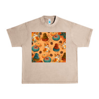 French Oak Fall Pumpkins Autumn Coffee Urban Heavy Tee - texasbilliewilder