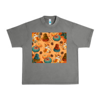 Tornado Fall Pumpkins Autumn Coffee Urban Heavy Tee - texasbilliewilder