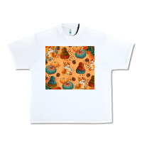 White Fall Pumpkins Autumn Coffee Urban Heavy Tee - texasbilliewilder