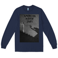 Navy American horror story series 2011-2022 Long Sleeve Tee - tuanDangUi