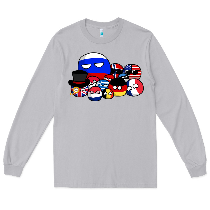 Countryballs Pullover Long Sleeve Tee by tuanDangUi | Teevron