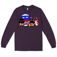 Plum countryballs pullover Long Sleeve Tee - tuanDangUi