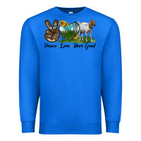 True Royal peace love boer goat Premium Sweatshirt - LillyAllenDesigns
