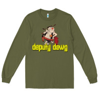 Army Green deputy dawg morning cartoons Long Sleeve Tee - tuanDangUi