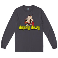 Smoke deputy dawg morning cartoons Long Sleeve Tee - tuanDangUi