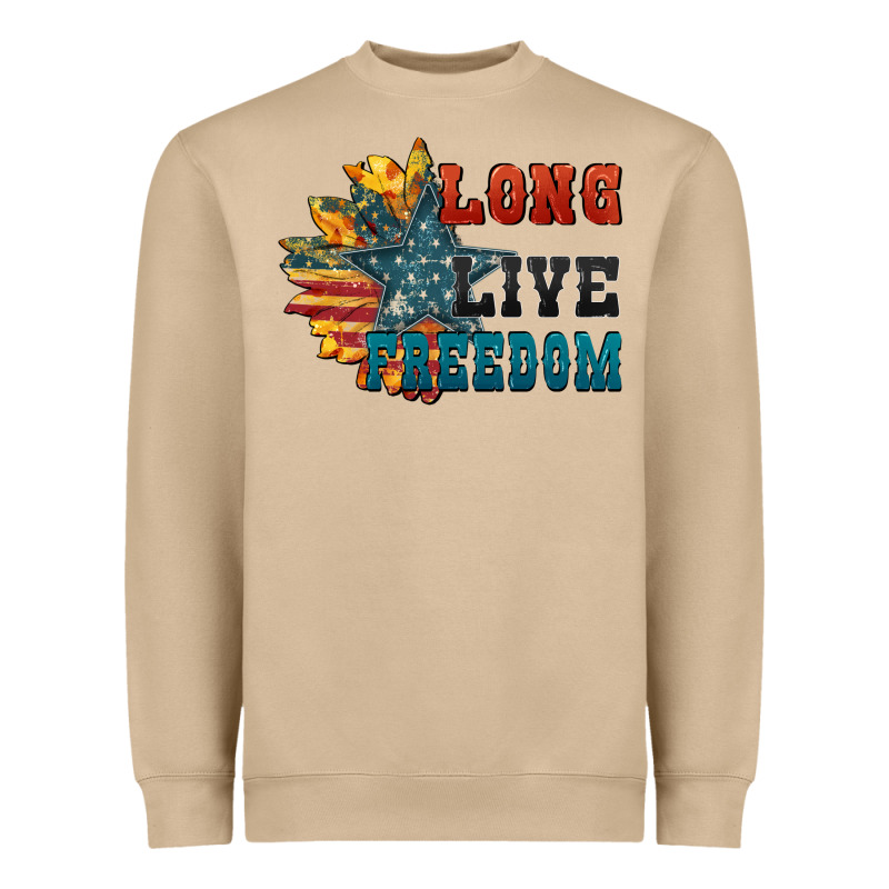 Long Live Freedom Heavyweight Sweatshirt by FaDigitalArtStudio | Teevron