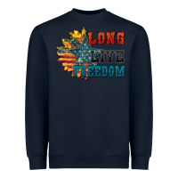 Navy Long live freedom Heavyweight Sweatshirt - FaDigitalArtStudio