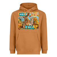 Meerkat Hello Fall Rabbit Heavyweight Hoodie - LillyAllenDesigns