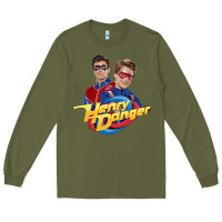 Army Green henry danger and captain man Long Sleeve Tee - tuanDangUi