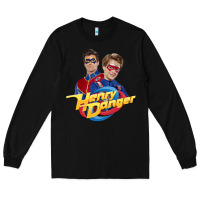 Black henry danger and captain man Long Sleeve Tee - tuanDangUi