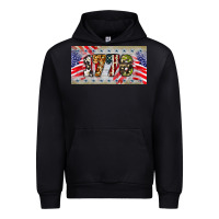 Black 1776 4th of july license plate Urban Hoodie - BarkalooDesign