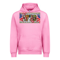 Fuchsia Pink 1776 4th of july license plate Urban Hoodie - BarkalooDesign