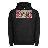 Pigment Black 1776 4th of july license plate Urban Hoodie - BarkalooDesign