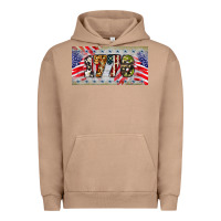 Pigment Burro 1776 4th of july license plate Urban Hoodie - BarkalooDesign