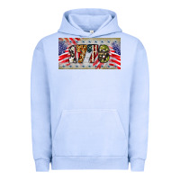 Pigment Grape Ice 1776 4th of july license plate Urban Hoodie - BarkalooDesign