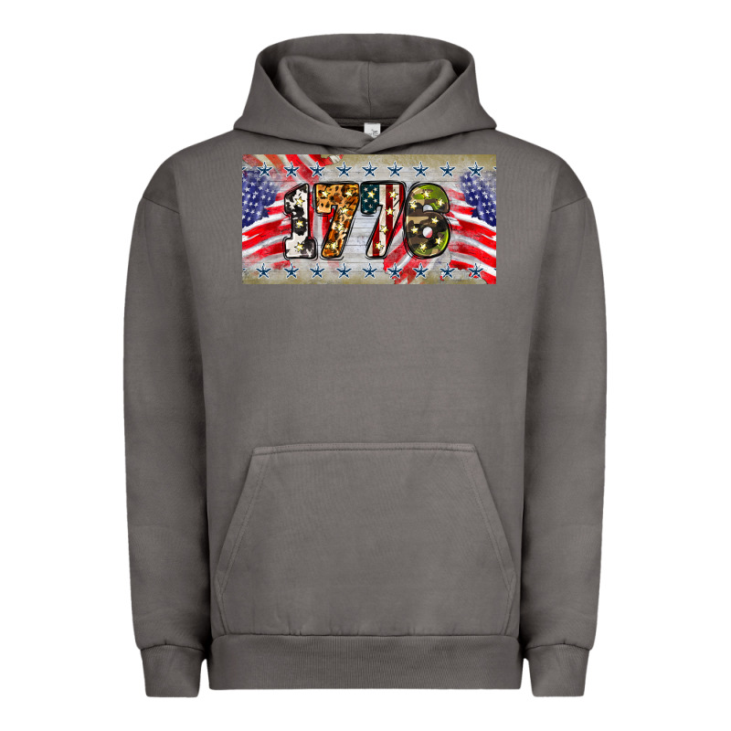 1776 4th Of July License Plate Urban Hoodie by BarkalooDesign | Teevron