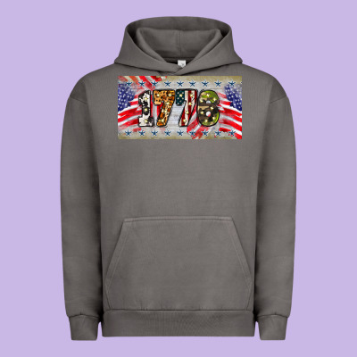 1776 4th Of July License Plate Urban Hoodie Designed By Barkaloodesign