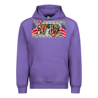 Tulip 1776 4th of july license plate Urban Hoodie - BarkalooDesign