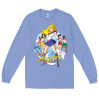 Colony Blue saban moon Long Sleeve Tee - tuanDangUi