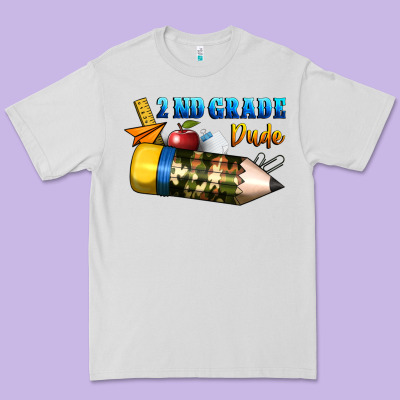 2 Nd Grade Dude Premium Tee Designed By Bundleandbundleshop
