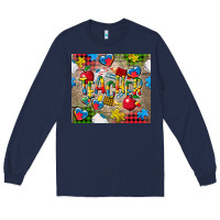 Navy teacher autism Long Sleeve Tee - CowGirlArtShop