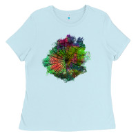 Baby Blue halloween spider web for patches Ladies Tee - BundleAndBundleShop