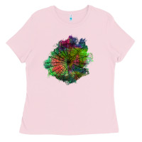 Bubblegum Pink halloween spider web for patches Ladies Tee - BundleAndBundleShop