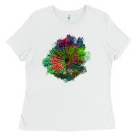 White halloween spider web for patches Ladies Tee - BundleAndBundleShop