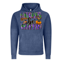 Vintage Denim Witches be trippin Vintage Hoodie - NancyCooperArtShop